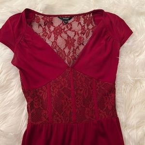 Red Guess Jumpsuit